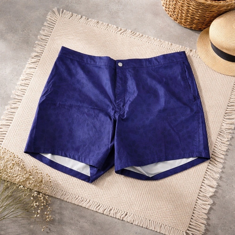 Peter Millar Crown Crafted XXL Navy Floral Swim Trunks Mens NWT $110